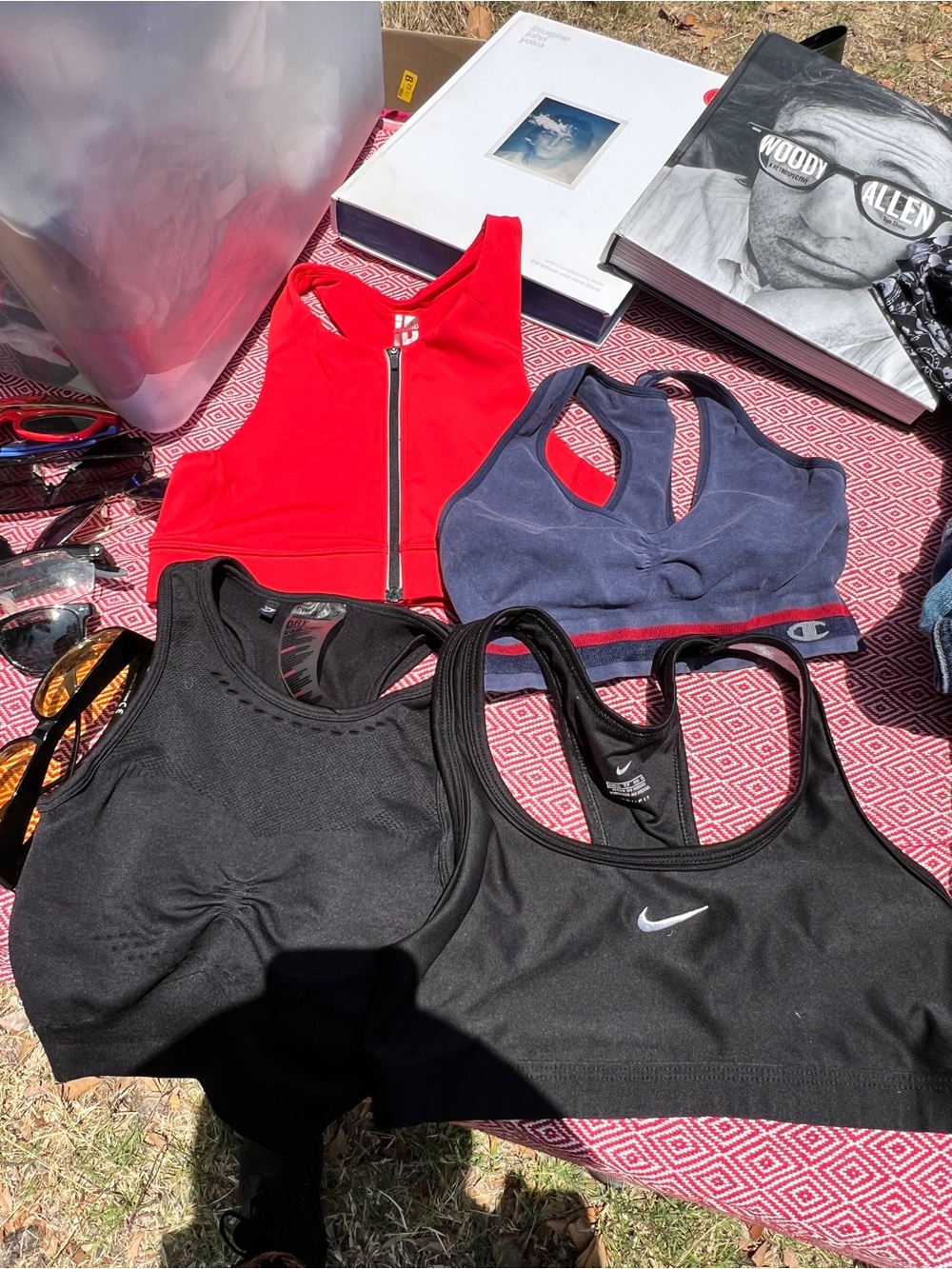 Sports bra bundle (Nike, gymshark, champion)
